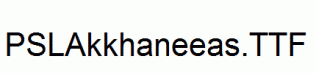 PSLAkkhaneeas.ttf