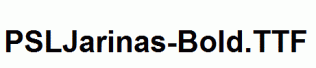 PSLJarinas-Bold.ttf