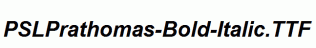 PSLPrathomas-Bold-Italic.ttf