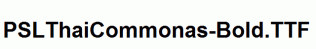 PSLThaiCommonas-Bold.ttf