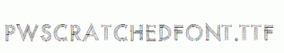 PWScratchedfont.ttf