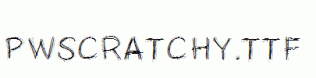 PWScratchy.ttf