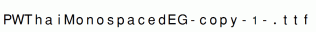 PWThaiMonospacedEG-copy-1-.ttf