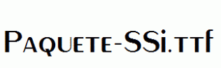 Paquete-SSi.ttf