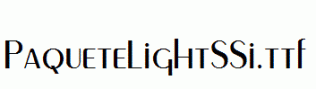 PaqueteLightSSi.ttf