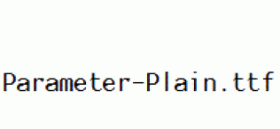 Parameter-Plain.ttf