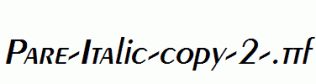 Pare-Italic-copy-2-.ttf