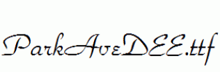 ParkAveDEE.ttf