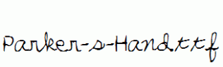 Parker-s-Hand.ttf