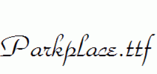 Parkplace.ttf