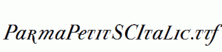 ParmaPetitSCItalic.ttf