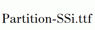 Partition-SSi.ttf