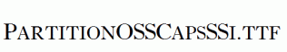 PartitionOSSCapsSSi.ttf
