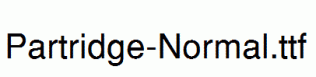 Partridge-Normal.ttf