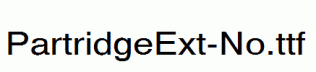 PartridgeExt-No.ttf