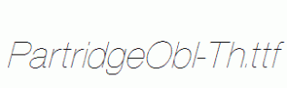 PartridgeObl-Th.ttf
