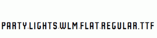Party-Lights-WLM-Flat-Regular.ttf
