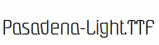 Pasadena-Light.ttf