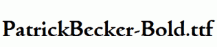 PatrickBecker-Bold.ttf