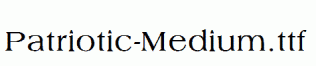 Patriotic-Medium.ttf