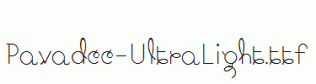 Pavadee-UltraLight.ttf
