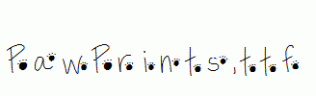 PawPrints.ttf