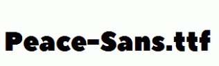 Peace-Sans.ttf