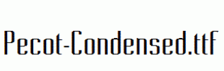 Pecot-Condensed.ttf