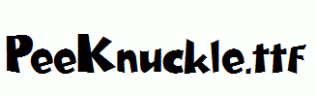 PeeKnuckle.ttf