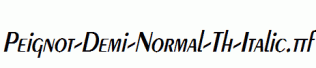 Peignot-Demi-Normal-Th-Italic.ttf
