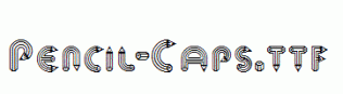 Pencil-Caps.ttf