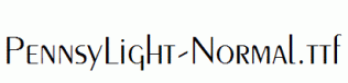 PennsyLight-Normal.ttf