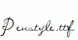 Penstyle.ttf