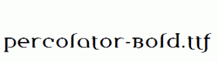 Percolator-Bold.ttf