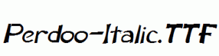 Perdoo-Italic.ttf