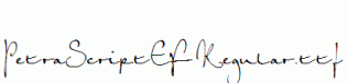 PetraScriptEF-Regular.ttf