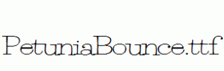 PetuniaBounce.ttf