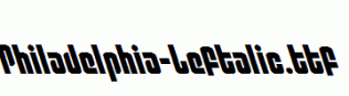 Philadelphia-Leftalic.ttf