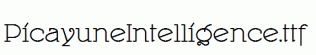 PicayuneIntelligence.ttf