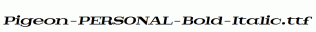 Pigeon-PERSONAL-Bold-Italic.ttf