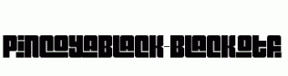 Pincoyablack-Black.otf