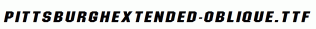 PittsburghExtended-Oblique.ttf