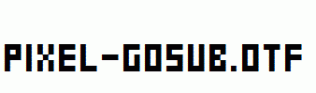 Pixel-Gosub.otf