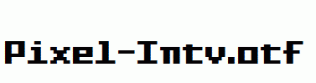 Pixel-Intv.otf
