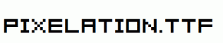 Pixelation.ttf