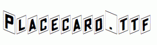 Placecard.ttf