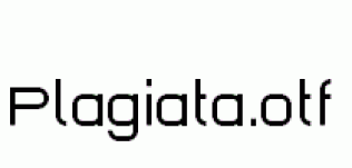 Plagiata.otf