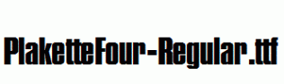 PlaketteFour-Regular.ttf