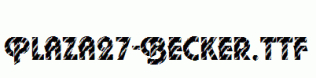 Plaza27-Becker.ttf