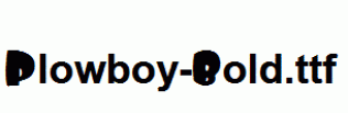 Plowboy-Bold.ttf